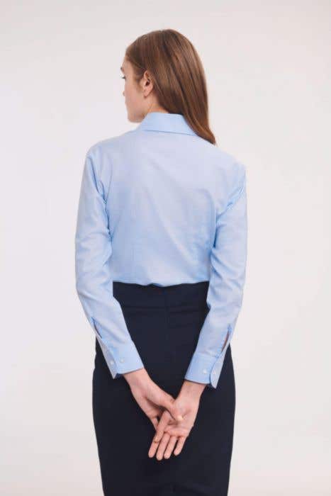 Russel overhemd Oxford Easy Care Dames