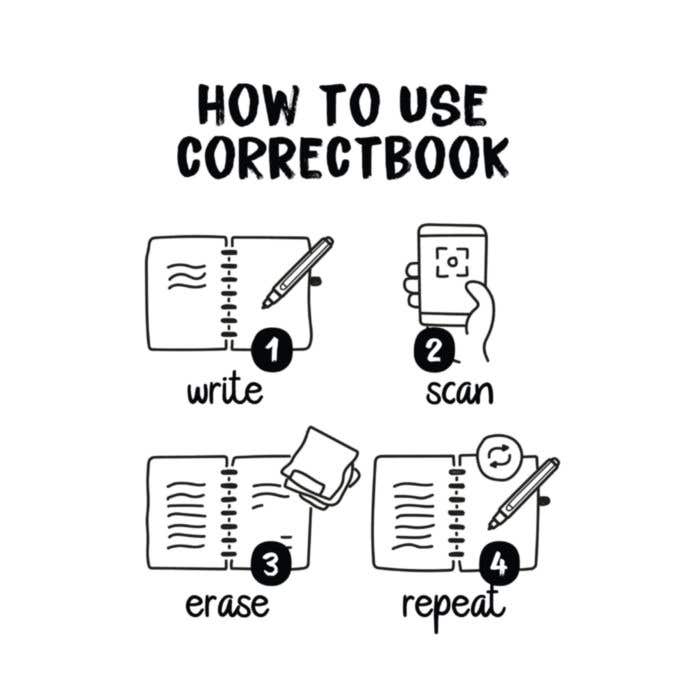 Correctbook Hardcover Premium Kunstleer [A5]