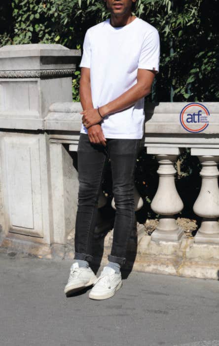 Katoenen Unisex T-Shirt Sacha