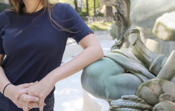 Katoenen Unisex T-Shirt Sacha