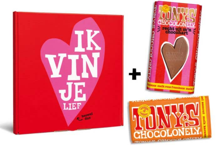 Tony's Chocolonely Giftbox Liefde  [2 repen]