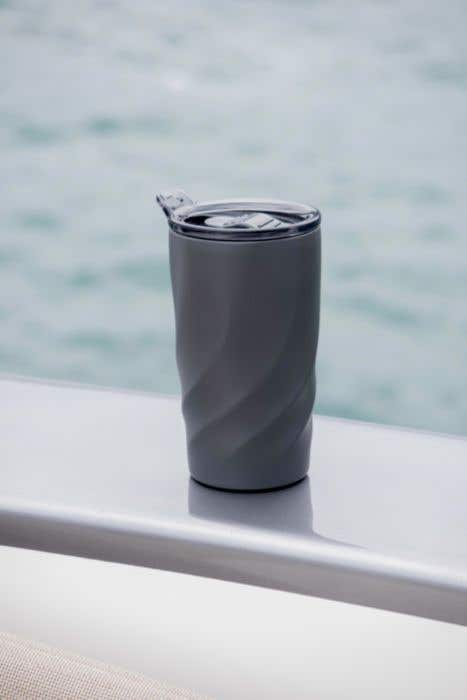 BrandCharger Gerecyclede RVS To Go Beker Vortex Calix Ceramica [400 ml]