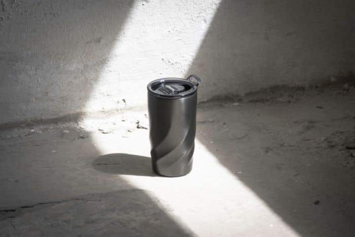 BrandCharger Gerecyclede RVS To Go Beker Vortex Calix [400 ml]