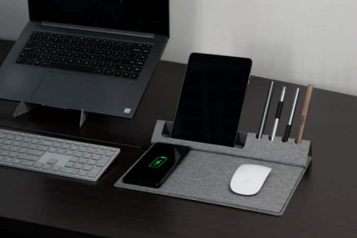 BrandCharger rPET Bureau Organizer Evopad Charge