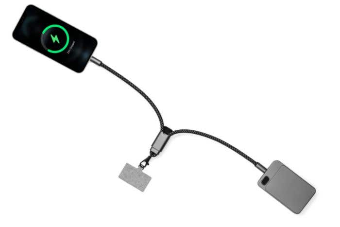 BrandCharger rPET Telefoonkoord Oplader Lany Wristband Charge
