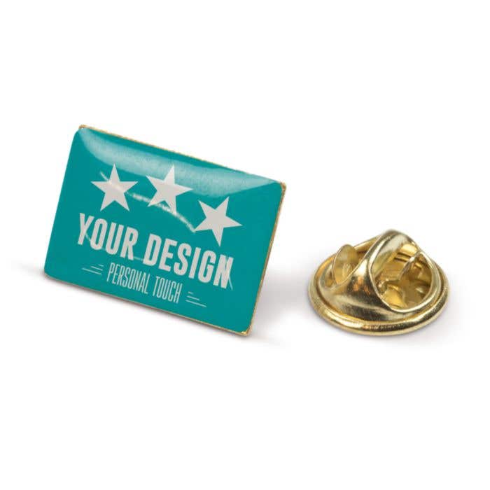 Metalen Button Goldie [19 x 13 mm]