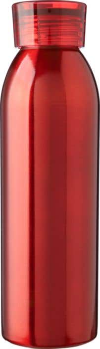 Drinkfles Cindy | 650 ml | Gerecycled RVS | Enkelwandig | Draagband