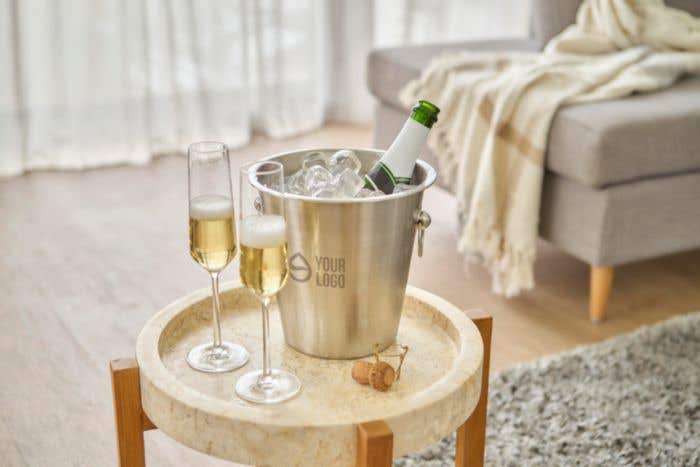 Champagnekoeler Grape | 4,5 L | RVS