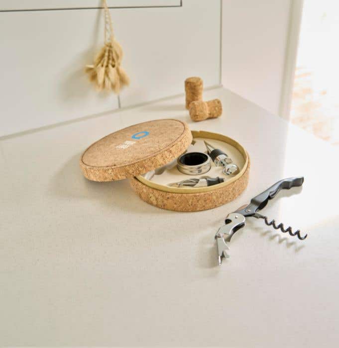 Kurken Wijnset Milana [4-delig]