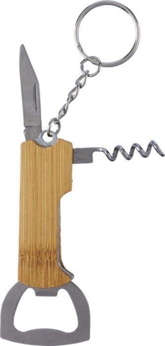 Sleutelhanger Stuart | Multitool | Bamboe | 3-delig