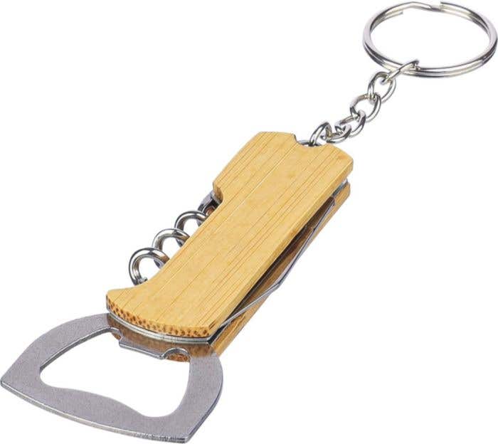 Sleutelhanger Stuart | Multitool | Bamboe | 3-delig