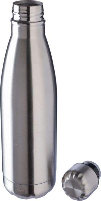 Drinkfles Cliff | 650 ml | Gerecycled RVS | Enkelwandig