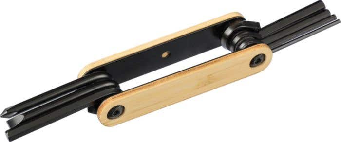 Multitool Edna | Bamboe | 7-delig | Fietsreparatie