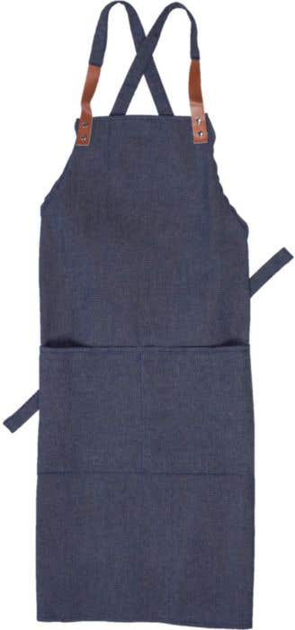 Keukenschort Greg | Denim | 2 voorvakken