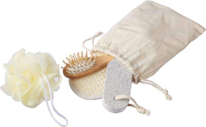 Katoenen Badkamerset Jean [4-delig]