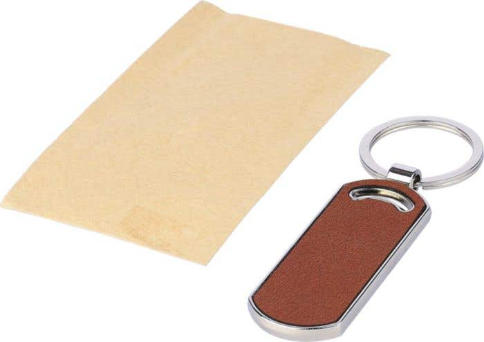 Gerecyclede Leren Sleutelhanger Jill