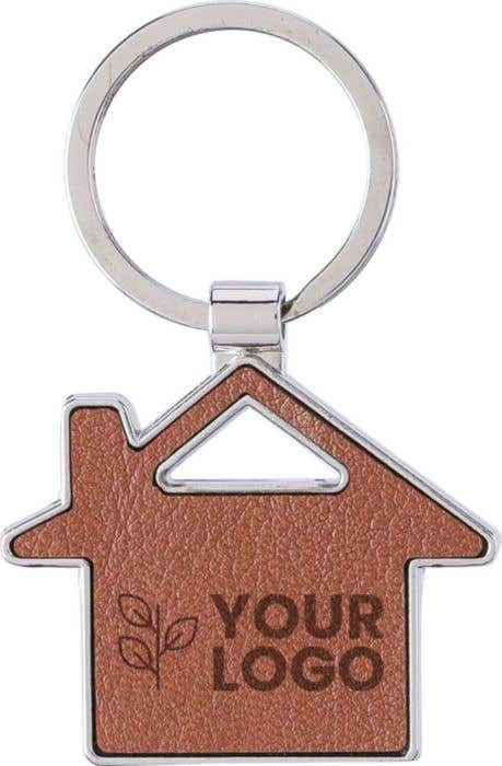 Gerecyclede Leren Sleutelhanger Jim