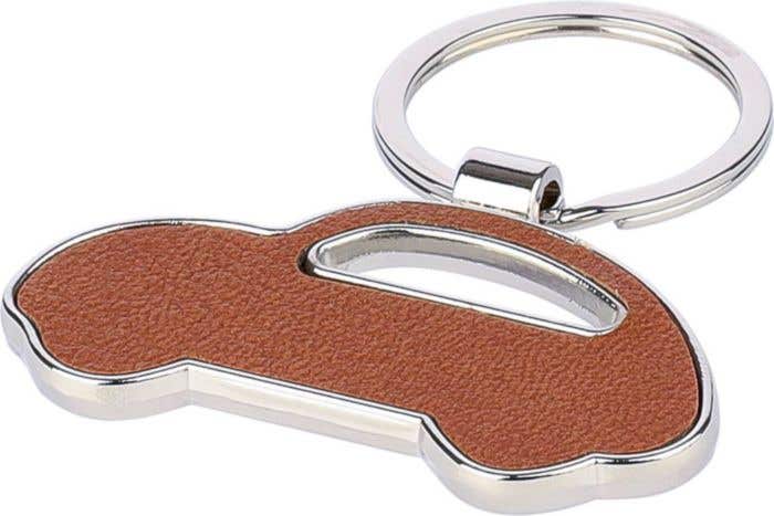 Gerecyclede Leren Sleutelhanger Joan