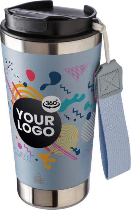 Gerecycled RVS Drinkbeker Kayla [500 ml]