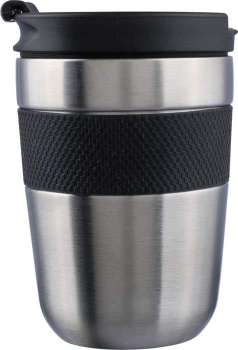Reisbeker Keith | 300 ml | RVS | Dubbelwandig | Siliconen grip