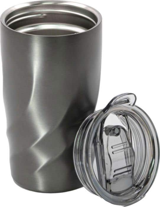 BrandCharger Gerecyclede RVS To Go Beker Vortex Calix [400 ml]