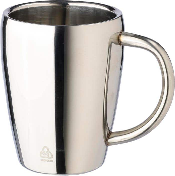Mokkenset Coffee Break | 200 ml | Gerecycled RVS | Dubbelwandig | 2-delig