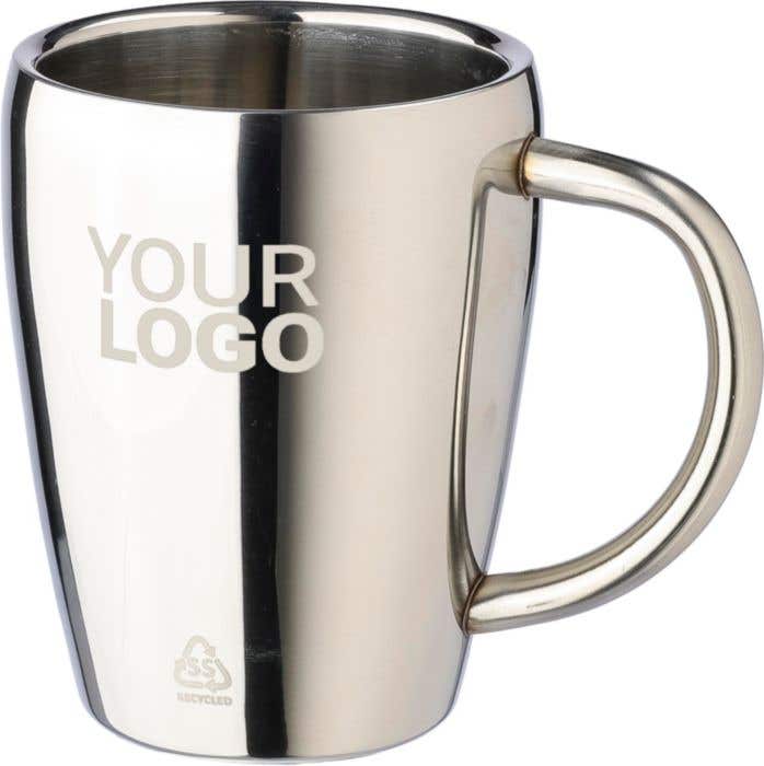 Mokkenset Coffee Break | 200 ml | Gerecycled RVS | Dubbelwandig | 2-delig