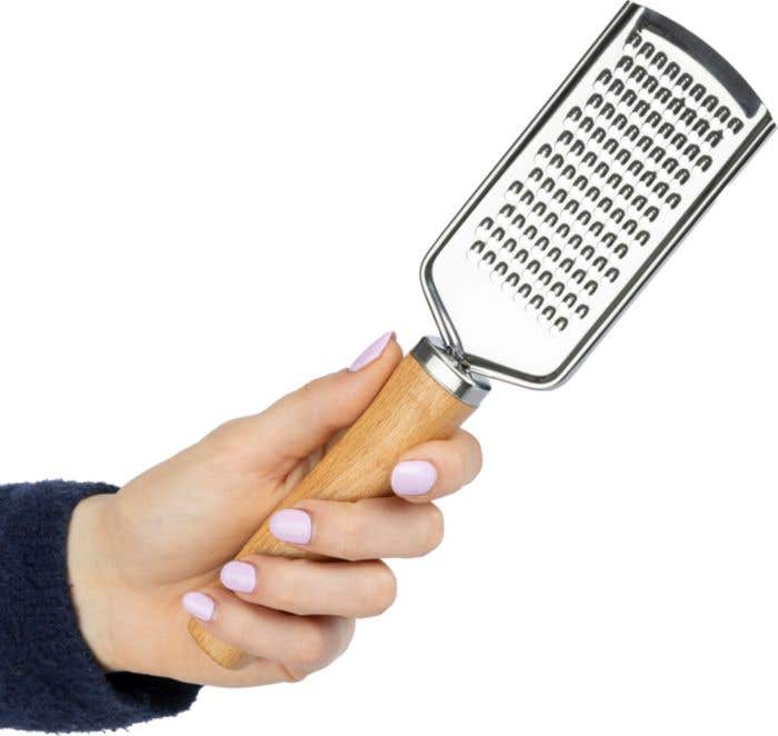 Rasp Morwenna | RVS | Houten handvat | Ophangoog