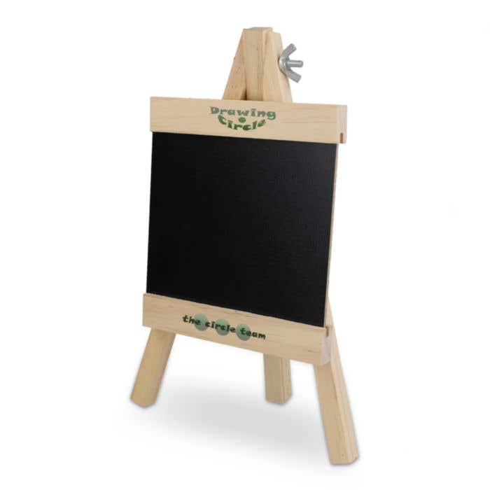 Krijtbord op Ezel Zari