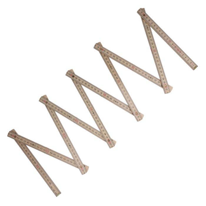 Houten Duimstok Naturel [2 m]