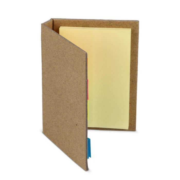 Sticky notes kraftpapier boekje