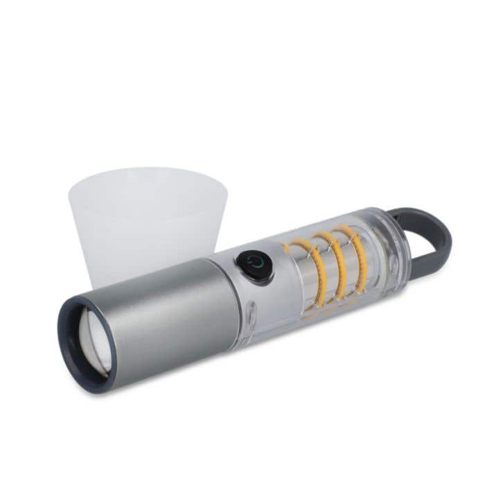 Zaklamp led gerecycled aluminium