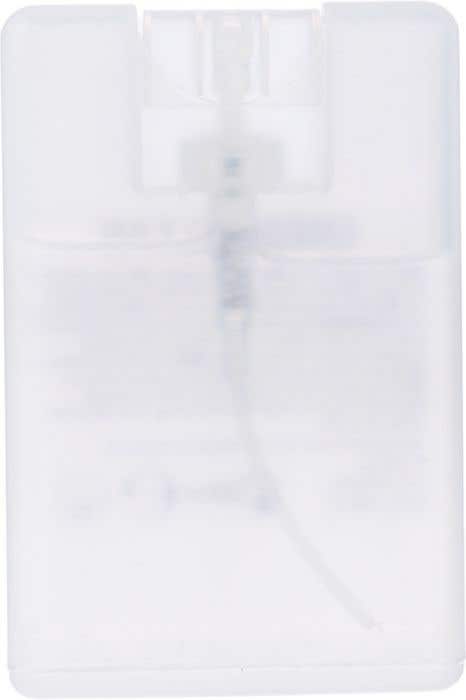 Handspray in creditcard vorm