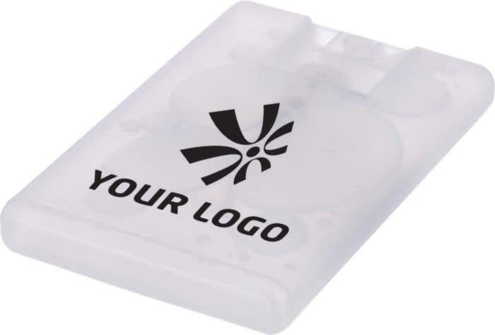 Handspray in creditcard vorm