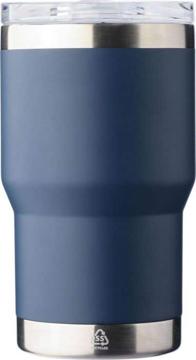Reisbeker Ayen | 350 ml | Gerecycled RVS | Dubbelwandig | Schuifdeksel