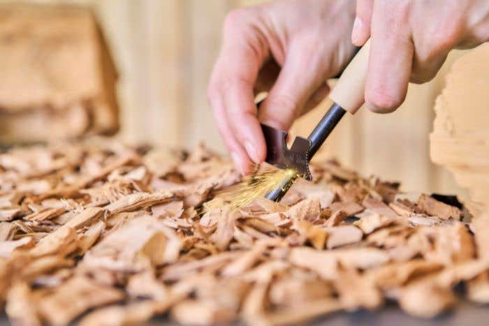 Vuurstarter Azra | RVS | Houten handvat