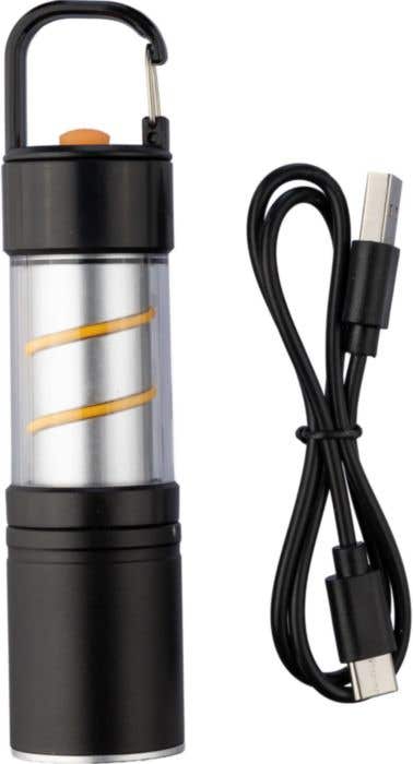 Zaklamp Vela | Zoomfunctie | Oplaadbaar | Karabijnhaak