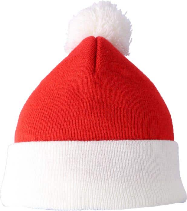 Kerstmuts Eleni | Gebreid | Met pompon | One size