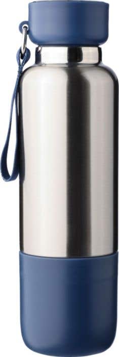 Drinkfles Zev | 500 ml | RVS | Dubbelwandig | Drinkbeker 200 ml | Draagriem