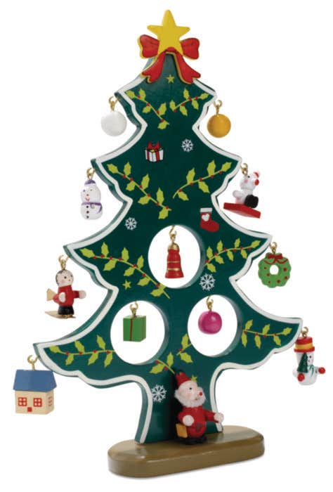 Houten Kerstornament Woodtree