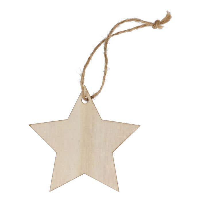 Houten Kerstornament Sterre