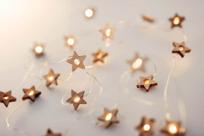 Houten LED Lichtsnoer Milky Way