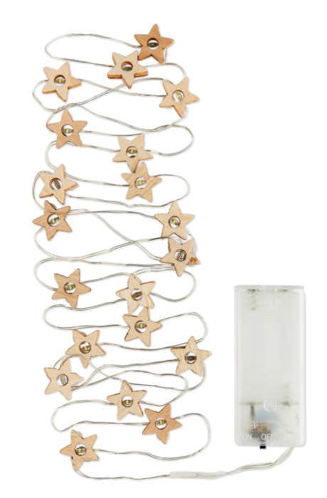 Houten LED Lichtsnoer Milky Way