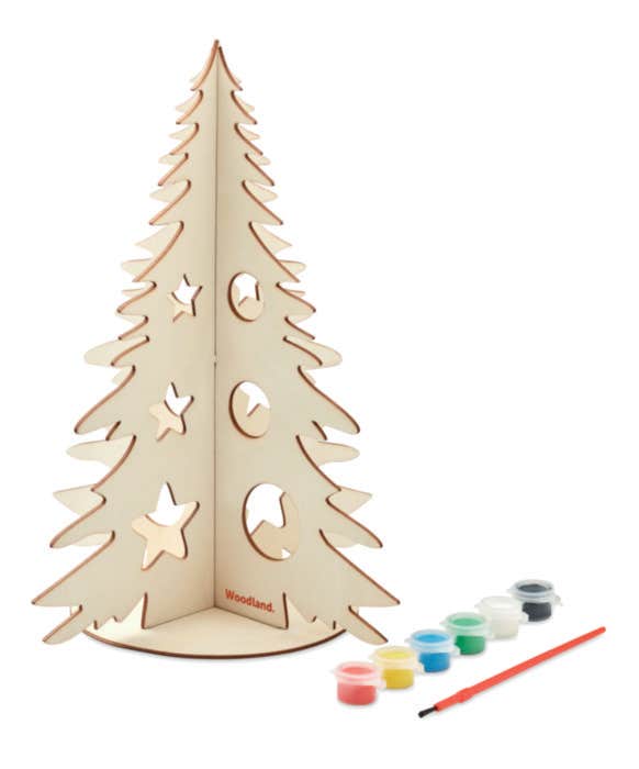 Houten DIY Kerstboom Tree & Paint