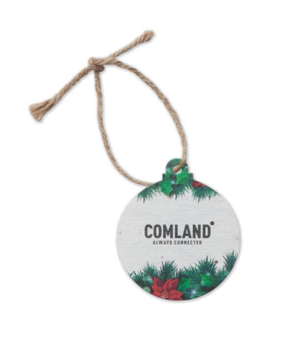 Zaadpapier Kerstornament Bauseed