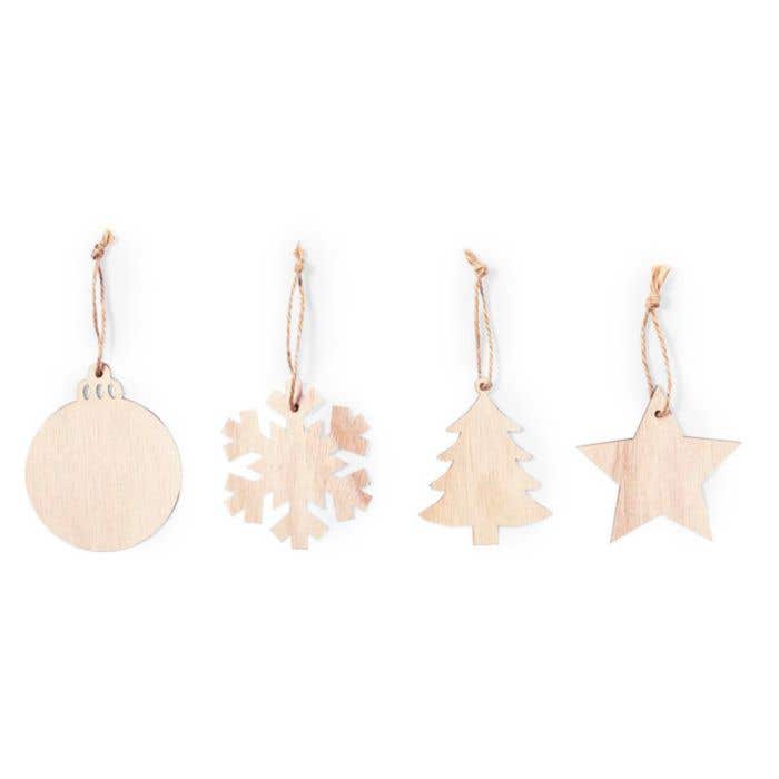 Houten Kerstornament Fulton