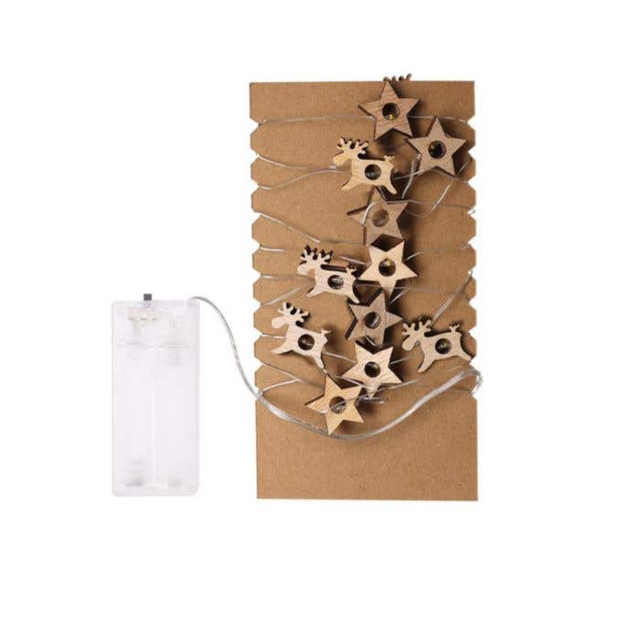 Houten Kerstslinger Plentox
