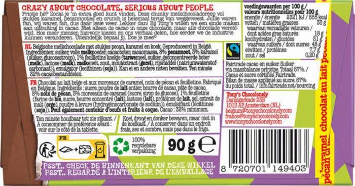 Tony's Chocolonely Giftbar Celebration