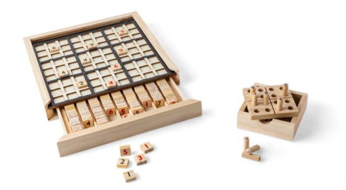 Houten Sudoku Set Kenza