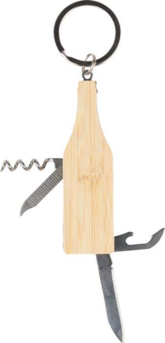 Bamboe Multitool Sleutelhanger Inaya